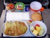 Frühstück bei Air New Zealand in der Economy Class