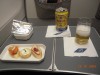 Abendessen bei Cyprus Airways in der Business Class