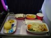Mittagessen bei Thai Airways in der Economy Class